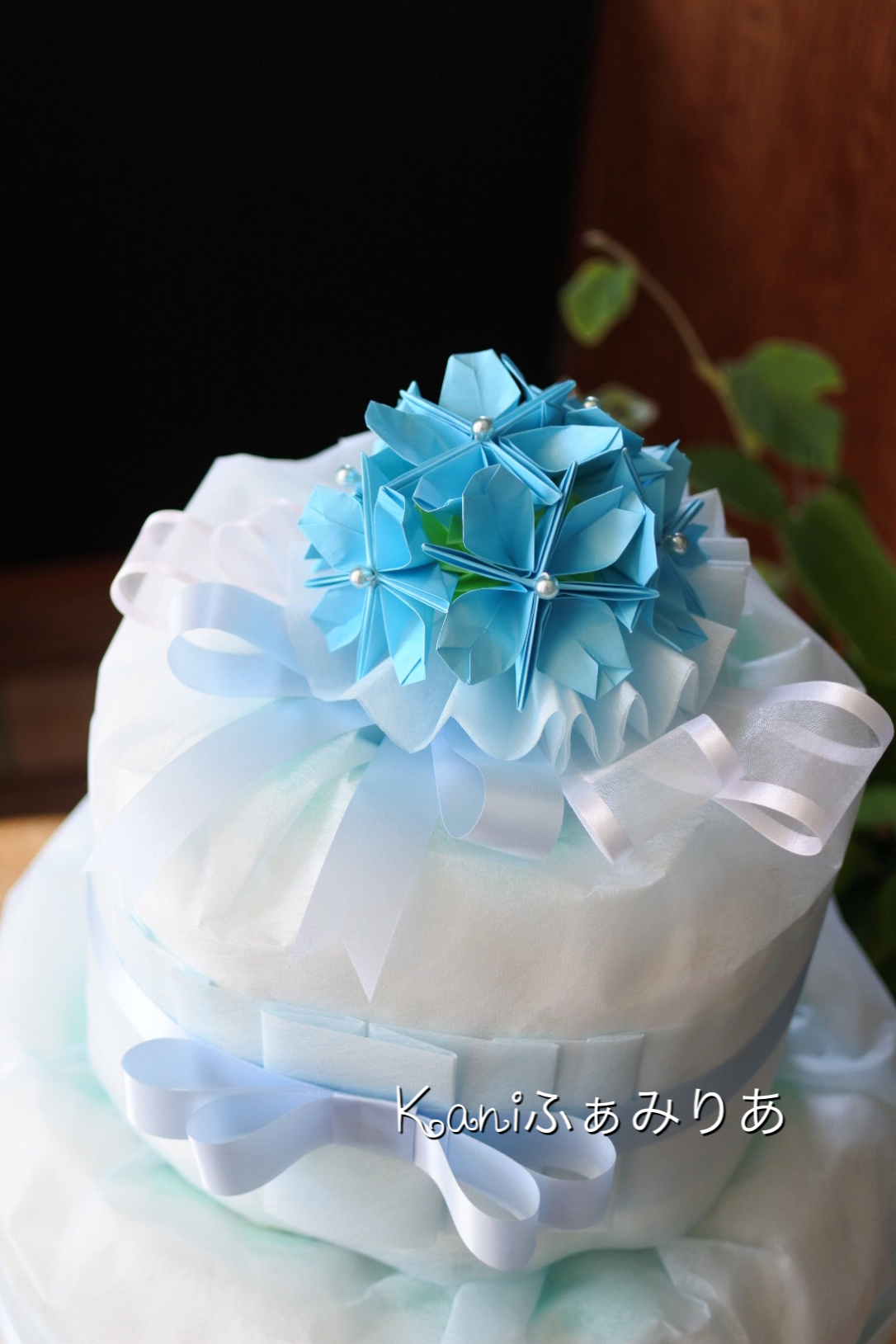 花origamiぶーけ おむつケーキレッスン 愉快度４